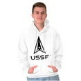 thumbnail image 1 of USSF Logo United States Space Force Unisex Plus Size Hoodie Brisco Brands 4X, 1 of 5