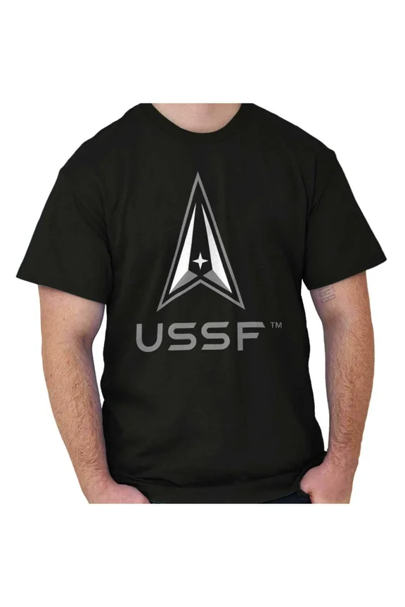 USSF Military United States Space Force Logo Galactic Defense Unisex T-Shirt, up to Size 5XL