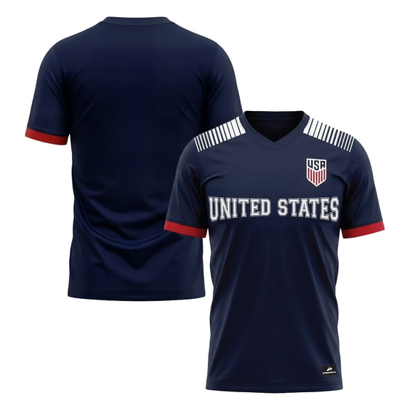US Men's National Soccer Team Jersey, USMNT T-Shirt for Men, Blue X-Large