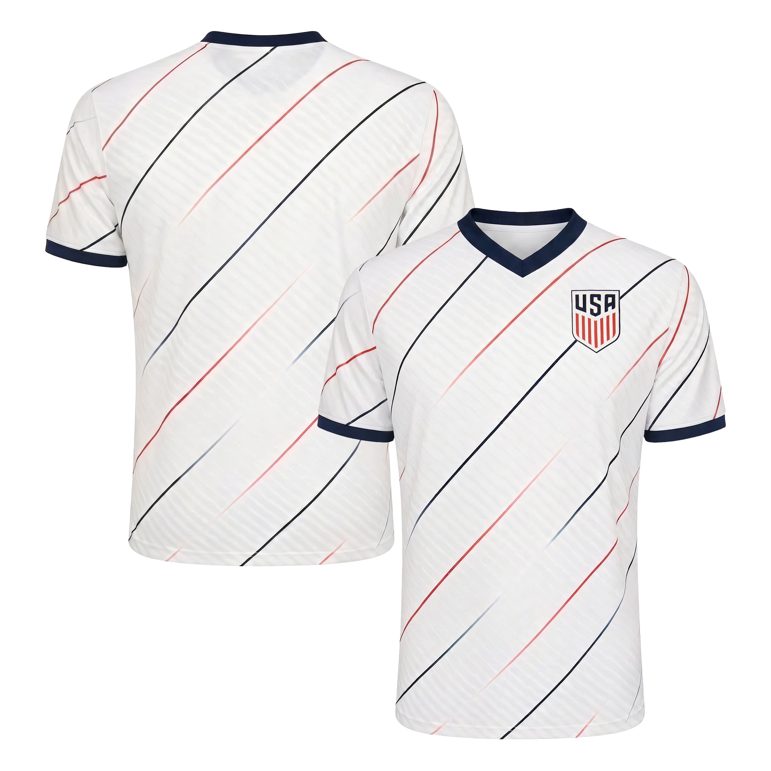 US Men's National Soccer Team Jersey, USMNT T-Shirt for Men, White Small