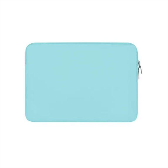 USSUMA 14 Inch Laptop Sleeve Protective Case Soft Lining Padded Zipper Cover Carrying Bag Compatible Sky Blue