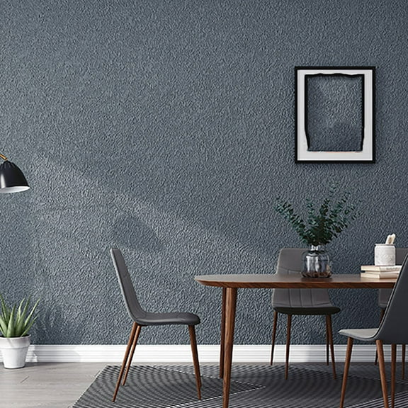USSUMA 50x280cm Self-adhesive Waterproof Thickened Wallpaper for Bedroom and Warm Living Room Background Wall Paper Dark Gray