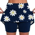 thumbnail image 1 of USSUMA Bermuda Shorts for Women Floral Prints Pull-on Elastic Skinny Leggings Shorts Skirts Lounging Mid Waist Sports Comfortable Shorts Leggings Modern Fit Womens Shorts for Club Multicolor Xxxxxl, 1 of 5