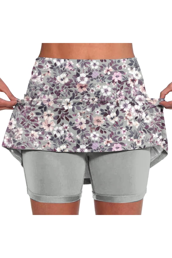 Bermuda Shorts for Women Hearts Prints Running Pull-on New Elastic Quick Dry Skinny Shorts Skirts Casual Mid Waist Sports Loose Flowy Short Pants Leggings Modern Fit Shorts Multicolor S