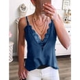 thumbnail image 1 of USSUMA Camisole Tops for Women Workout Tops for Women Women Sexy V Neck Lace Patchwork Strappy Sleeveless Casual Camis Vest Tank Tops Holiday Saving Womens Tops, 1 of 2