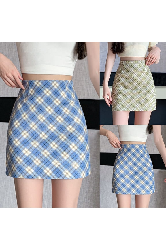 High-Waist Pleated Mini Skirt With Safety Liner Elastic Band Classic Box Pleats Pull-On Fit Breathable Fabric For Office Weekend And Stage Performance Styling