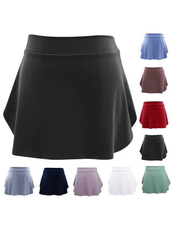 High-Waist Wrap Sheer Dance Skirt Layered Mesh Pull-On Design With Tie Closure Flowy Mid-Calf Silhouette For Ballet Dance Class Beach Cover-Up And Performance Apparel