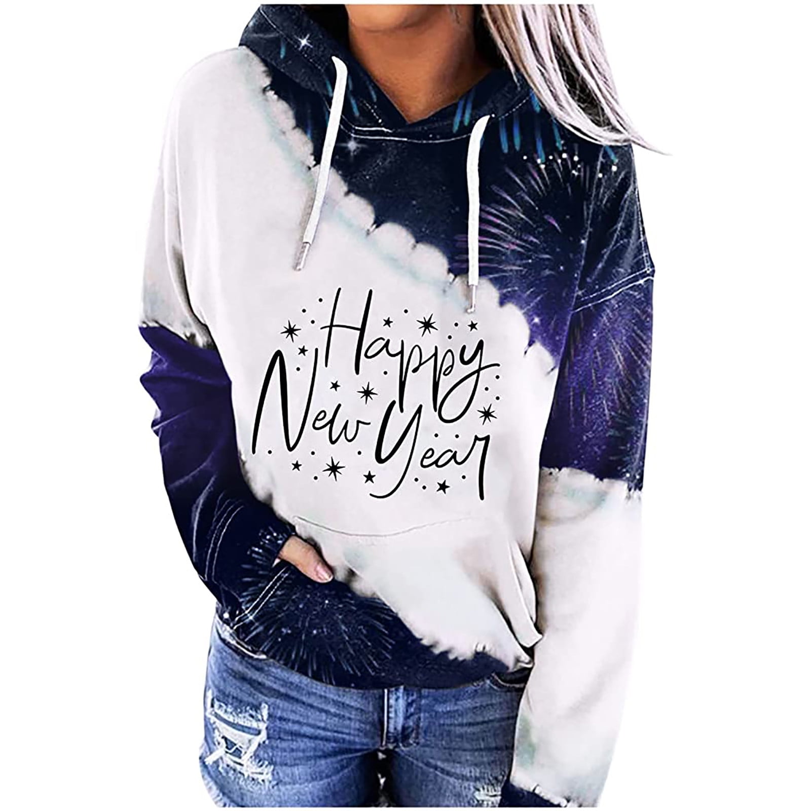 USSUMA Hoodies For Women With Designs Classic Dressy Fall Winter Long  Sleeve Sweatshirt Women'S Skull Leopard Checkered Floral Printed Ladies  Pullover Tops Shirts Drawstring with Pocket - Walmart.com