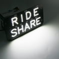 thumbnail image 1 of USSUMA LED Light Sign for Car 7.5 X 4.5 Inch Windshield LED Car Sign With Suction Cups Led Light for Ride Driver White, 1 of 4