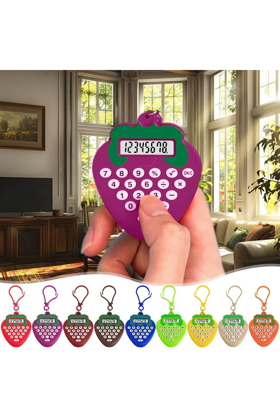 Portable Student Mini Calculator Exam High Appearance Cute Keychain Maze Computer