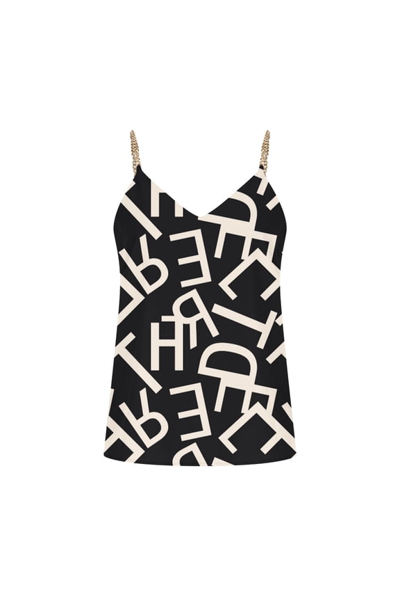 USSUMA Summer Tops for Women Trendy Spaghetti Chain Strap Tank Top Sleeveless Dressy Shirts Blouses V Neck Women's Tops Summer 2022 Tie Dye Print Casual Tshirts Tunic Plus