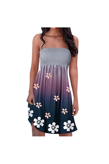 Tube Top Dress Women