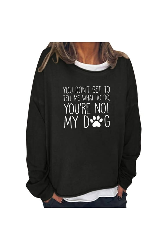 USSUMA Tops for Women Going Out, Vintage Oversized Boho Ladies Autumn Sweatshirt Tshirt Tie Dye Heart Striped Printed Long-Sleeve Loose Pullovers Round Neck Tee Shirt Womens T-Shirt