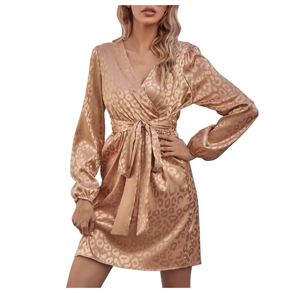 USSUMA Wedding Guest Dresses For Women, Short Sleeves Casual Summer Dresses for Women Swing Smocked Sundress Geometric Striped Pattern Ethnic Trendy Crew Neck Midi Bridesmaid Homecoming Sun Dress