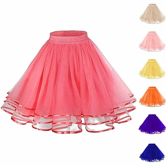 USSUMA Women'S Skirts Midi Skirt Solid Color Pleated High-Elastic Mid-Calf Skirt Mesh Elegant Skirt Breathable Skirt Business 50% off Clear Blue Skirt for Women Free Size