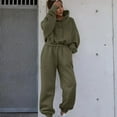thumbnail image 1 of USSUMA Women Sweat Suits 2 Piece Set Hoodies for Women Long Sleeved Pullover Sweatpant Outfits Drawstring Solid Tracksuit Stretchy Waist Casual Jogger Sets Loose Weekend Fall Suit, 1 of 6
