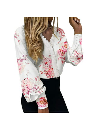 New Autumn 2018 Womens Tops and Blouses Long Sleeve Chiffon Blouse Ladies  Tops