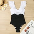 thumbnail image 1 of USSUMA Womens Bathing Suits One Piece Swimsuit Relaxed Fit Swimsuit with Pad Stylish Women Swimsuits for Casual White Clearance Sales, 1 of 3