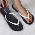 thumbnail image 1 of USSUMA Womens House Slippers Women's Fashion Leisure Bathroom Bathing Outdoor Wear Spring and Summer New Flat Flip Flops Backyard BBQ Slippers Summer Savings, 1 of 4