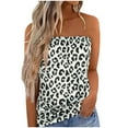 thumbnail image 1 of USSUMA Womens Summer Tops Strapless Bandeau Tube Tank T-Shirts for Women Trendy Leopard Print Blouses Tops Dressy Casual Off Shoulder Tunic Plus Size Shirts for Female, 1 of 5