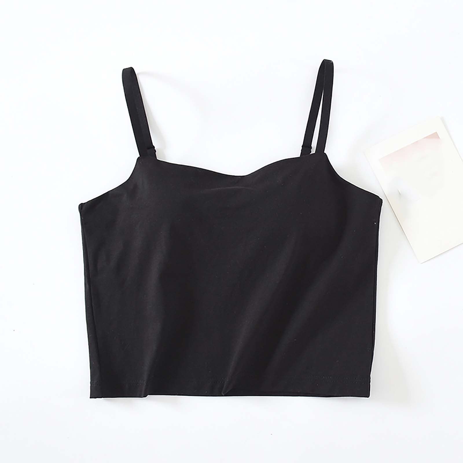 MRULIC tank top for women Womens Cotton Camisole Adjustable
