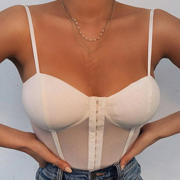 USSUMA Womens Tank Tops Womens Tops Dressy Casual Women's Fashion Sexy Slim Bodysuit V-Neck Long Sleeve Shapewear Jumpsuit Womens Tops Solidcolor