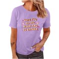 thumbnail image 1 of USSUMA Womens Tunic Tops Ladies Fashion Shirts Casual Print Round Neck Summer Tops Loose Short Sleeve Plus Tunics T Shirt Top Pullover Ladies Tops Trendy, 1 of 4