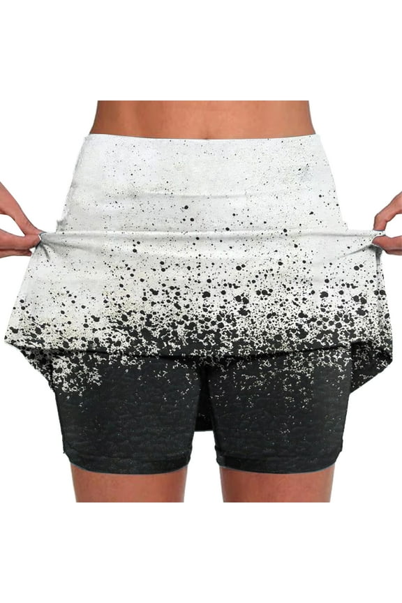 Workout Shorts Women Prints Pull-on Elastic Quick Dry Skinny Shorts Skirts Casual Mid Waist Sports Casual Short Pants Leggings Regular Fit Flowy Shorts for Business Multicolor Xxxxl