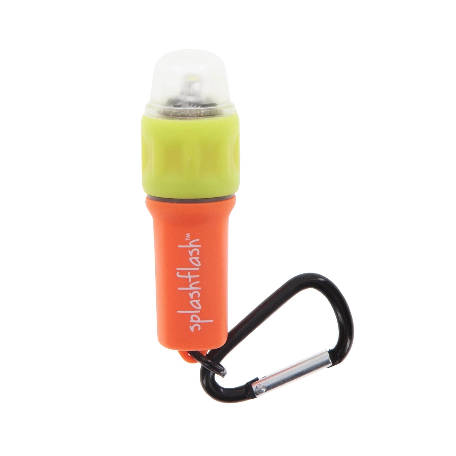 UST Gear SplashFlash Orange Flashlight 25 Lumen LED Waterproof Hiking Camping