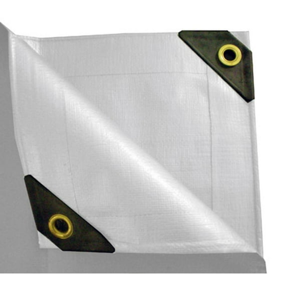 UST Inc. 14 x 20 Heavy Duty Canopy Tarp - White