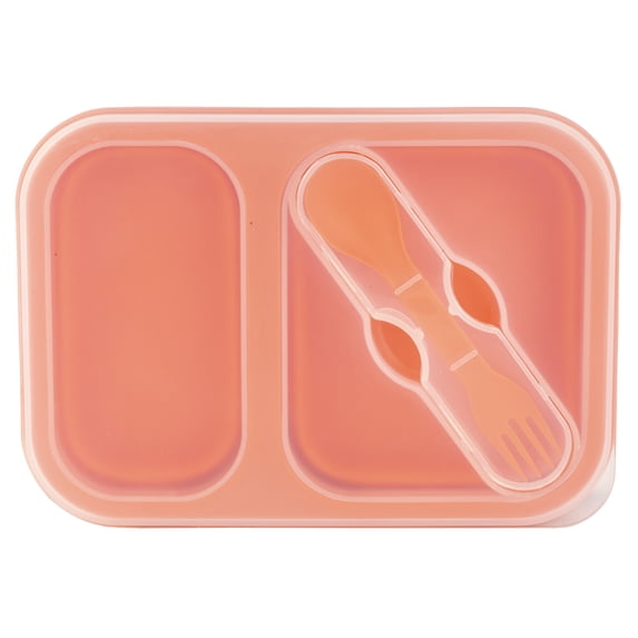 UST - Ultimate Survival Technologies FlexWare Mess Kit, Orange, Collapsible, 2.75"x8.4"x5.9" Extended, Dishwasher and Microwave Safe, Can Withstand Temperatures up to 212 degrees Fa | Bundle of 5 Each