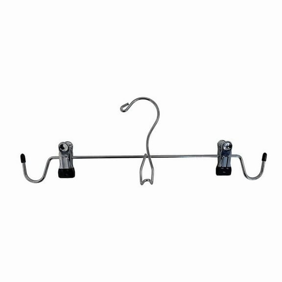 USTECH Metal Cami Top & Skirt Hanger with Adjustable Non Slip Clips, 12 Pack