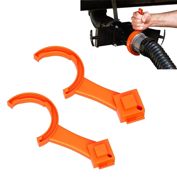 USTOP 2 PCS RV Sewer Hose Wrench, Multi-Purpose Sewer Hose Connector Wrench for Connecting and Disconnecting Sewer Hoses, Fits 3-Inch and 4-Inch Male/Female RV Sewer Caps.