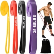 USTOP 5 Pack Resistance Bands for Pull-Up, Portable Home exercise bands resistance ,Travel Gym Equipment for Assistance & Muscle Training Exercise Strength Training and Physical Therapy.