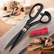 USTOP Fabric Scissors Professional, 8" Heavy Duty Sewing Scissor for Fabric Cutting, Tailor Sharp Sewing Shears for Cutting Leather craft Home Office Students Artists Dressmakers