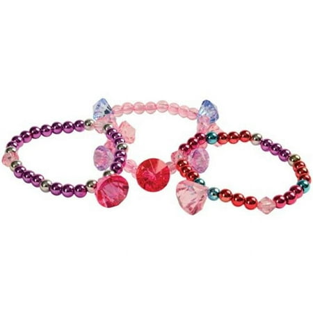 USToy JA661X7 Princess Jewel Bracelets, 7 Per Pack - Pack of 12