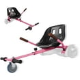 thumbnail image 1 of USToyOutlet All In One Hover Cart Attachment For Hoverboard - Transform your Kids Hoverboard into a Go Kart with Hovercart - Pink, 1 of 8