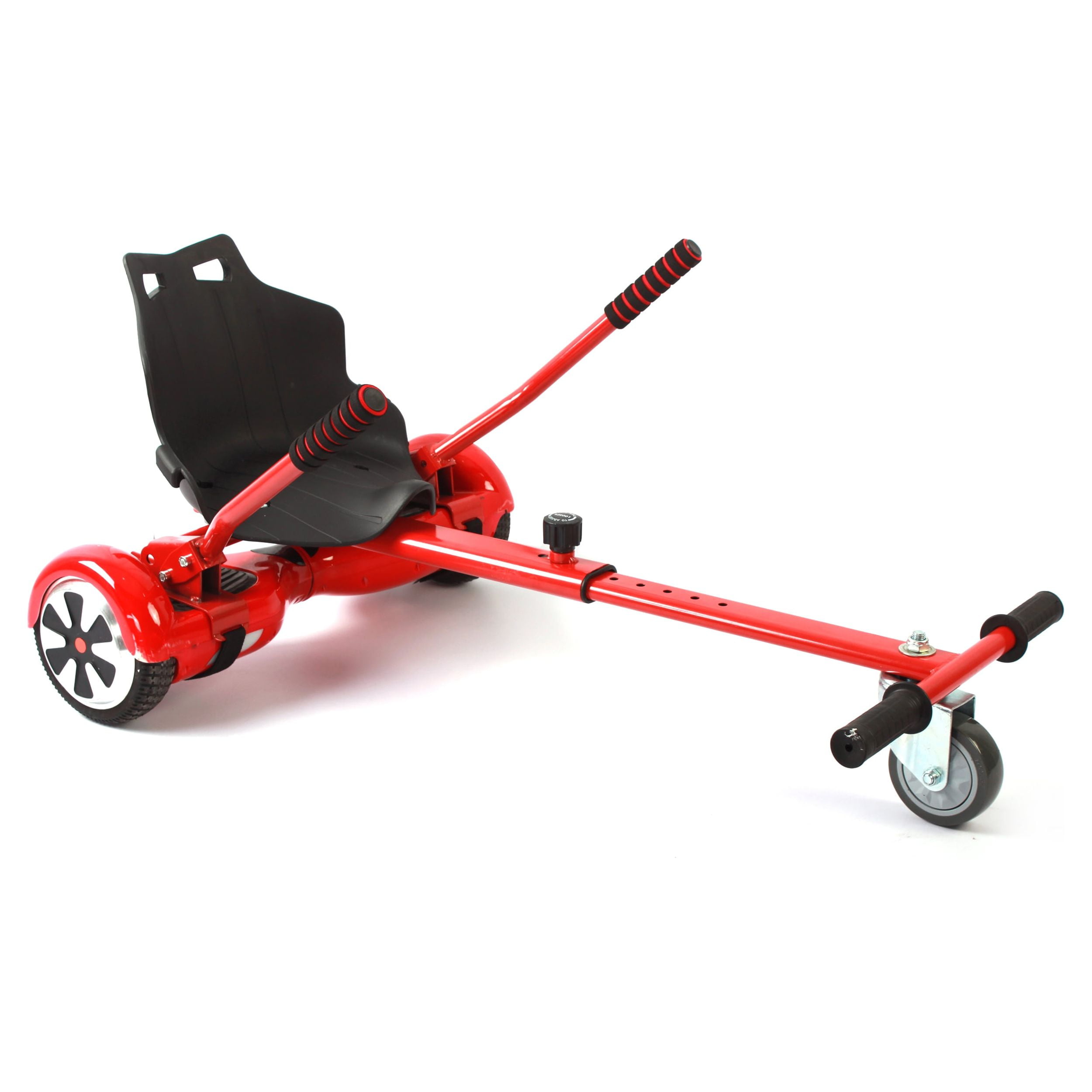 USToyOutlet All In One Hover Cart Attachment For Hoverboard - Transform your Kids Hoverboard into a Go Kart with Hovercart - Red