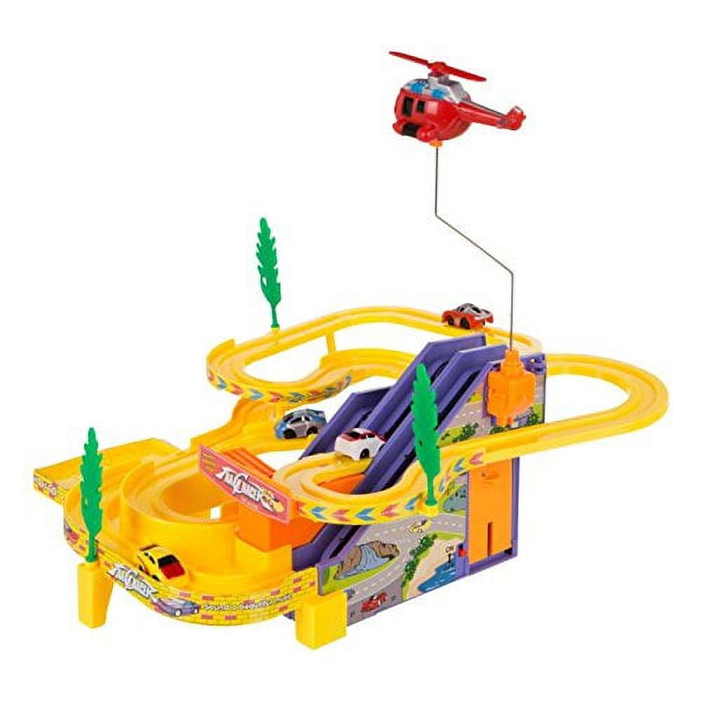 USToyOutlet Let's Race! Heroes to The Rescue Track Set - Yellow