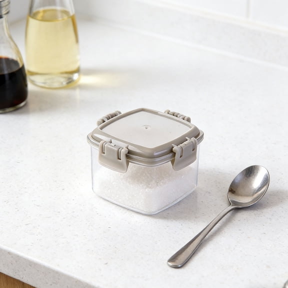 USUERY Airtight Storage Container Portable Small Plastic Sealable Jar for Snack Food Baby Puree Travel Storage