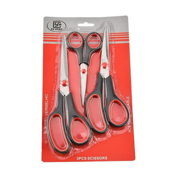 USUERY All Purpose Heavy Duty Scissors Pack For Home Craft Sewing Fabric Right Left Handed Scissor Home