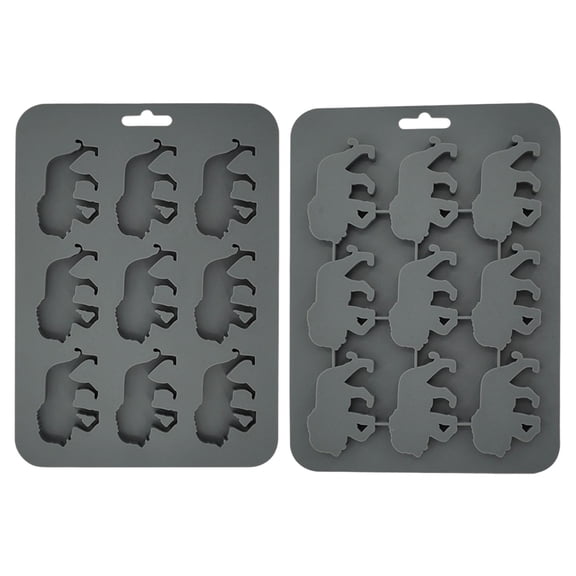 USUERY Animal Silicone Ice Tray 9 Cavity Penguin Shape Mold Food Grade For Chocolate Cocktails Candy Making Home Kitchen