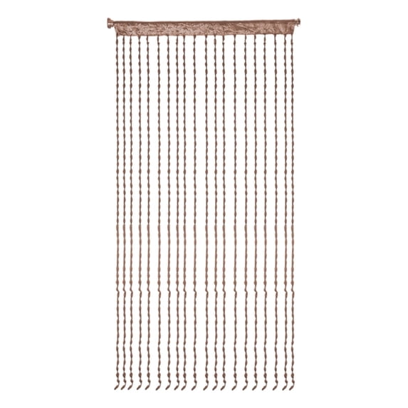 USUERY Beaded Curtain For Patio Door, Polyester String Bead Curtain, Door Opening Divider Drape Woven From Yarn