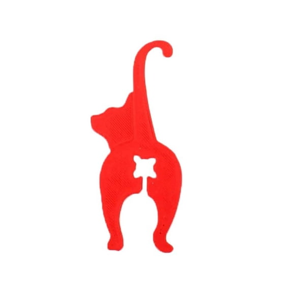 USUERY Cat Butt Reusable Bread Clip Bag Tie 3D Printed Funny Animal Design For Keeping Bread Fresh Longer Home Kitchen