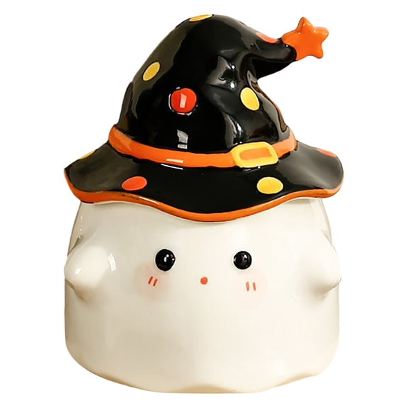 USUERY Ceramic Coffee Mug Halloween Design Porcelain Latte Cup For Coffee Tea Beverage Home Kitchen Gift
