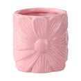 thumbnail image 1 of USUERY Ceramic Flower Makeup Brush Organizer Toothbrush Holder Pen Pencil Cup For Home Bathroom Decor Desk, 1 of 9
