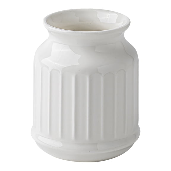 USUERY Ceramic Storage Jar Kitchen Utensil Holder Farmhouse Utensil Crock For Countertop Kitchen Decor And Housewarming Home
