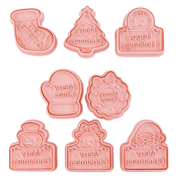 USUERY Christmas Cookie Cutting Machine Piece Cake Compressible Dough Cutter For Family Gatherings And Festivals Home