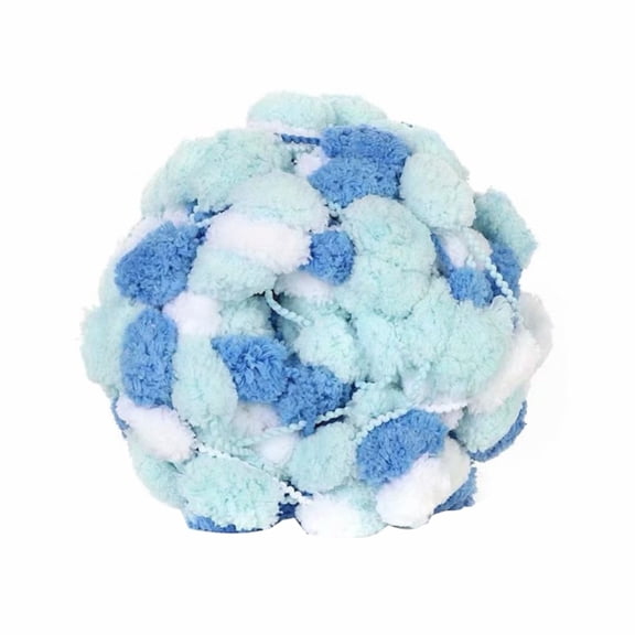 USUERY Chunky Pomp A Doodle Yarn, Soft Pom Yarn For Crocheting, Plush Yarn For Knitting Blanket Rugs Sweater Bag Cushion