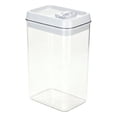 USUERY Clear Acrylic Pasta Canister Airtight Easy Open Lid Skinny ...